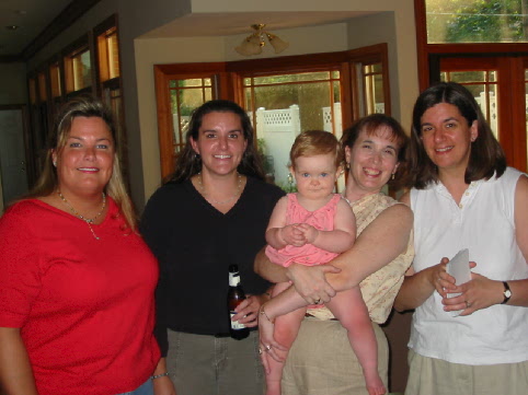 With Aunts Lisa, Rosemary, Rhonda than Jane and Bethany